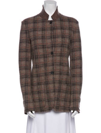 Raquel Allegra Plaid Print Jacket