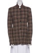 Raquel Allegra Plaid Print Jacket