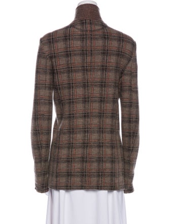 Raquel Allegra Plaid Print Jacket