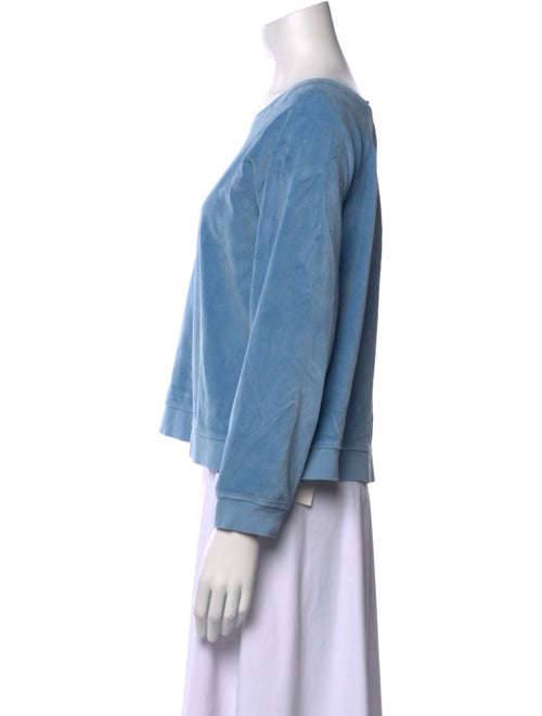 Raquel Allegra Bateau Neckline Long Sleeve Sweatshirt