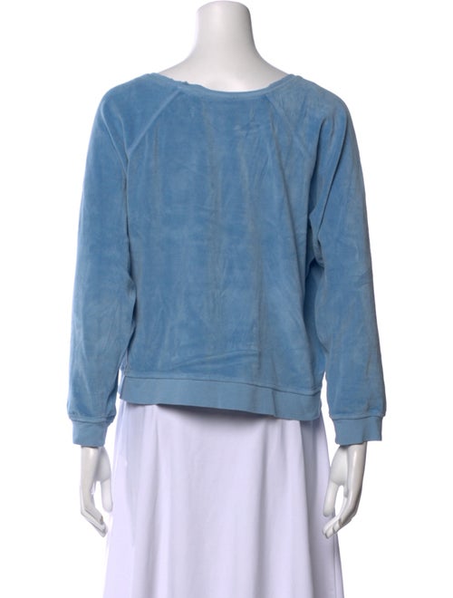 Raquel Allegra Bateau Neckline Long Sleeve Sweatshirt
