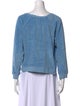 Raquel Allegra Bateau Neckline Long Sleeve Sweatshirt