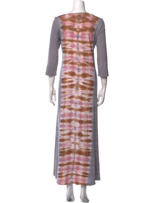 Raquel Allegra Tie-Dye Print Long Dress