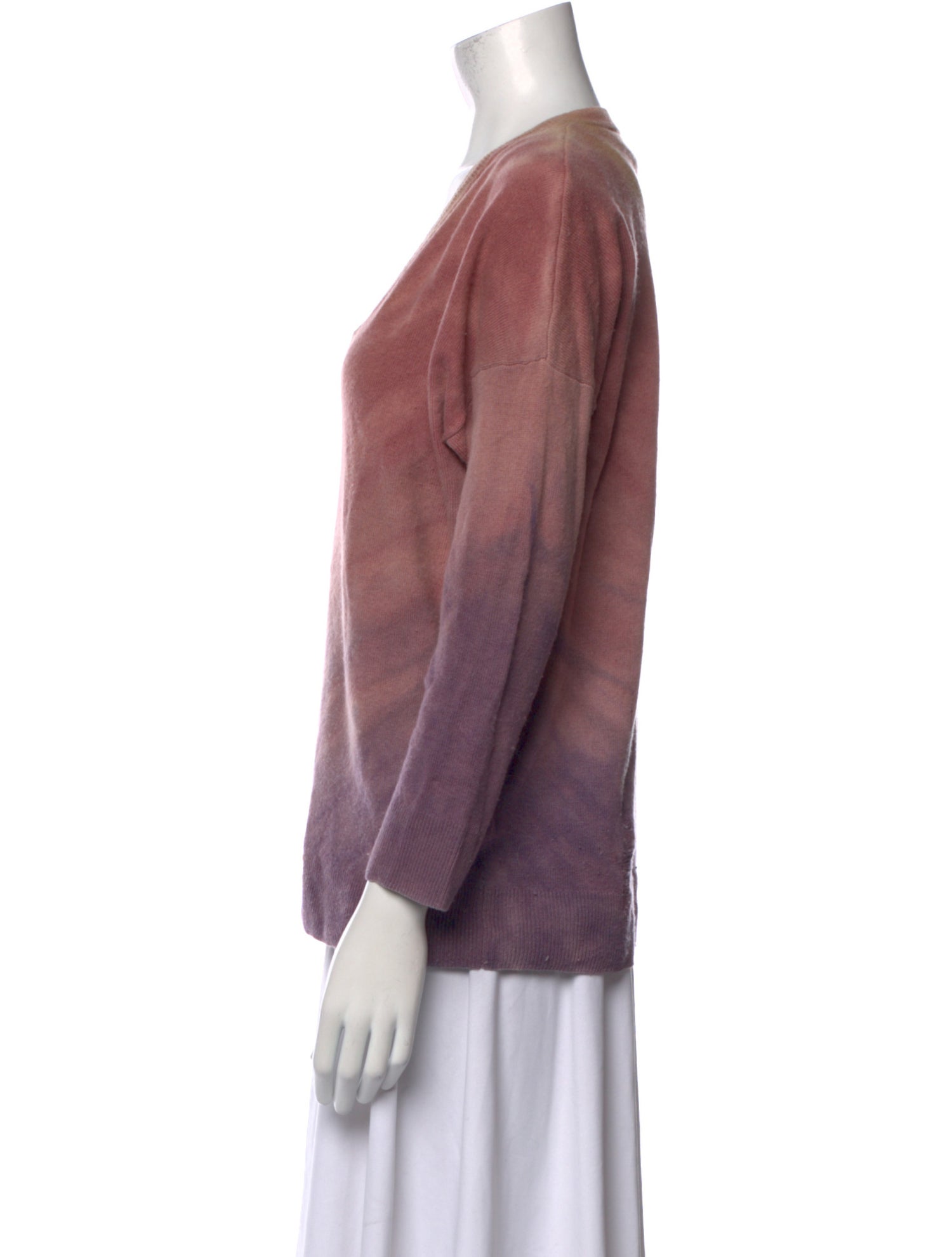 Raquel Allegra Cashmere Tie-Dye Print Sweater