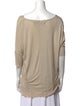 Raquel Allegra Silk Scoop Neck Top