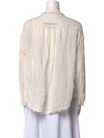 Raquel Allegra Crew Neck Long Sleeve Top