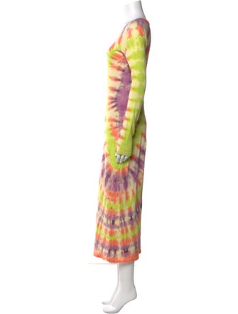 Raquel Allegra Tie-Dye Print Long Dress