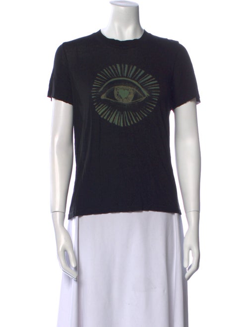 Raquel Allegra Graphic Print Crew Neck T-Shirt