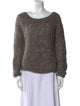 Raquel Allegra Kid Mohair Crew Neck Sweater