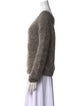 Raquel Allegra Kid Mohair Crew Neck Sweater