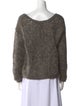 Raquel Allegra Kid Mohair Crew Neck Sweater
