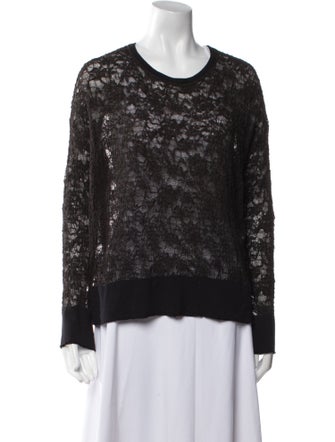 Raquel Allegra Scoop Neck Long Sleeve Top