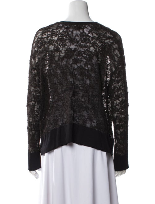 Raquel Allegra Scoop Neck Long Sleeve Top