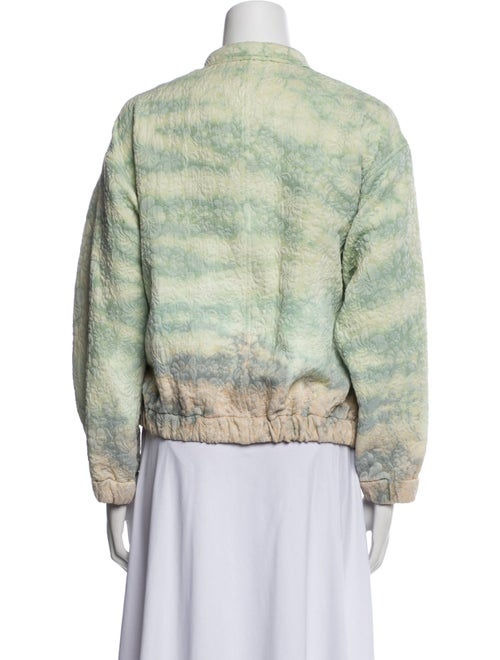 Raquel Allegra Tie-Dye Print Evening Jacket