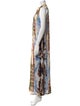 Raquel Allegra Tie-Dye Print Long Dress