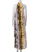 Raquel Allegra Tie-Dye Print Long Dress
