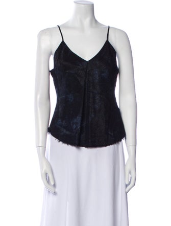 Raquel Allegra V-Neck Sleeveless Top