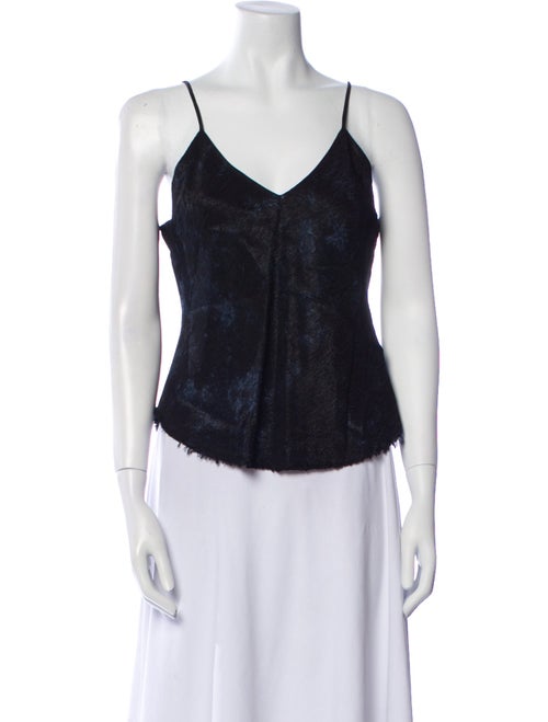 Raquel Allegra V-Neck Sleeveless Top