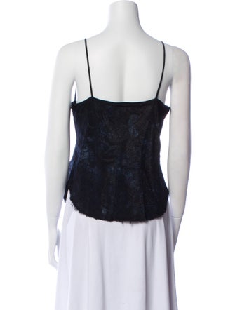 Raquel Allegra V-Neck Sleeveless Top