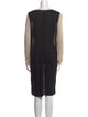 Raquel Allegra Scoop Neck Knee-Length Dress