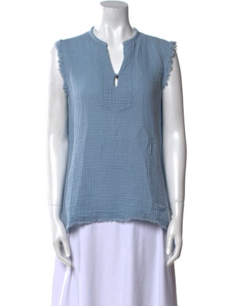 Raquel Allegra V-Neck Sleeveless Top