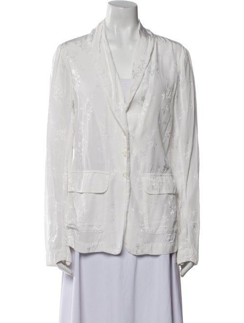 Raquel Allegra V-Neck Long Sleeve Button-Up Top