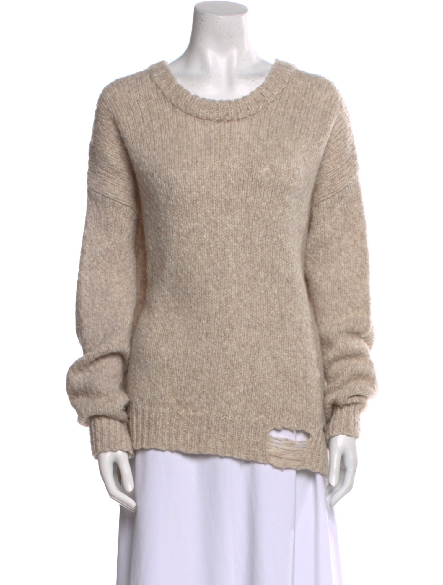 Raquel Allegra Alpaca Crew Neck Sweater