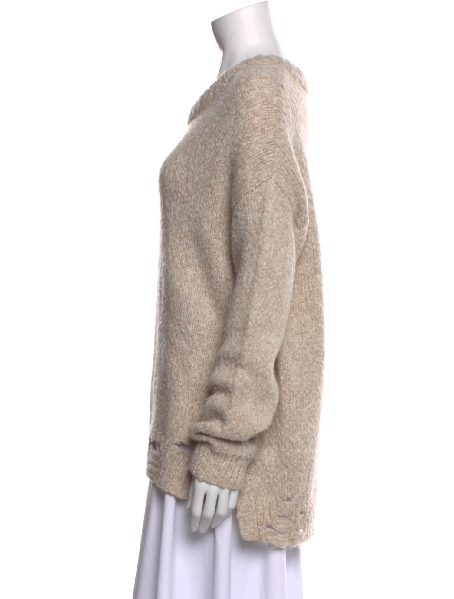 Raquel Allegra Alpaca Crew Neck Sweater