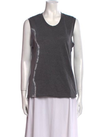Raquel Allegra Scoop Neck Sleeveless Top
