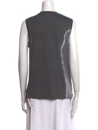 Raquel Allegra Scoop Neck Sleeveless Top