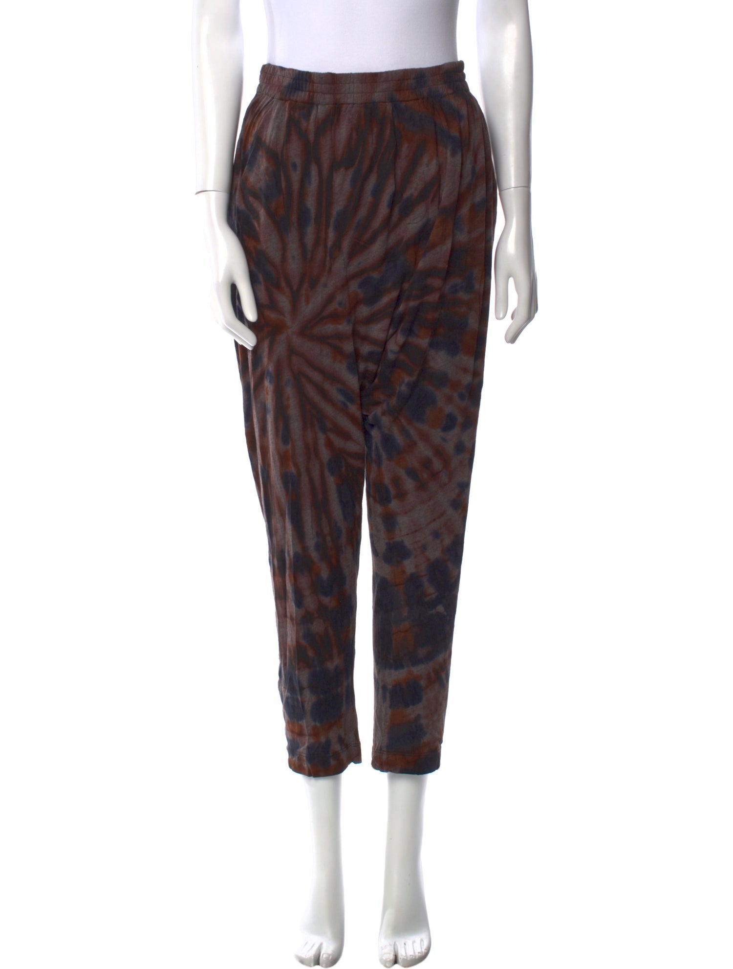Raquel Allegra Animal Print Skinny Leg Pants