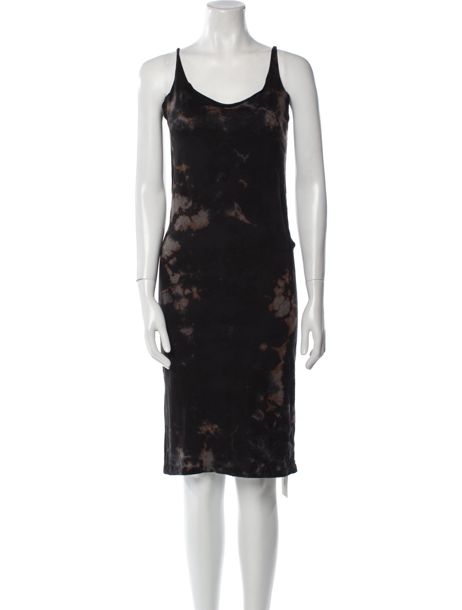 Raquel Allegra Tie-Dye Print Knee-Length Dress