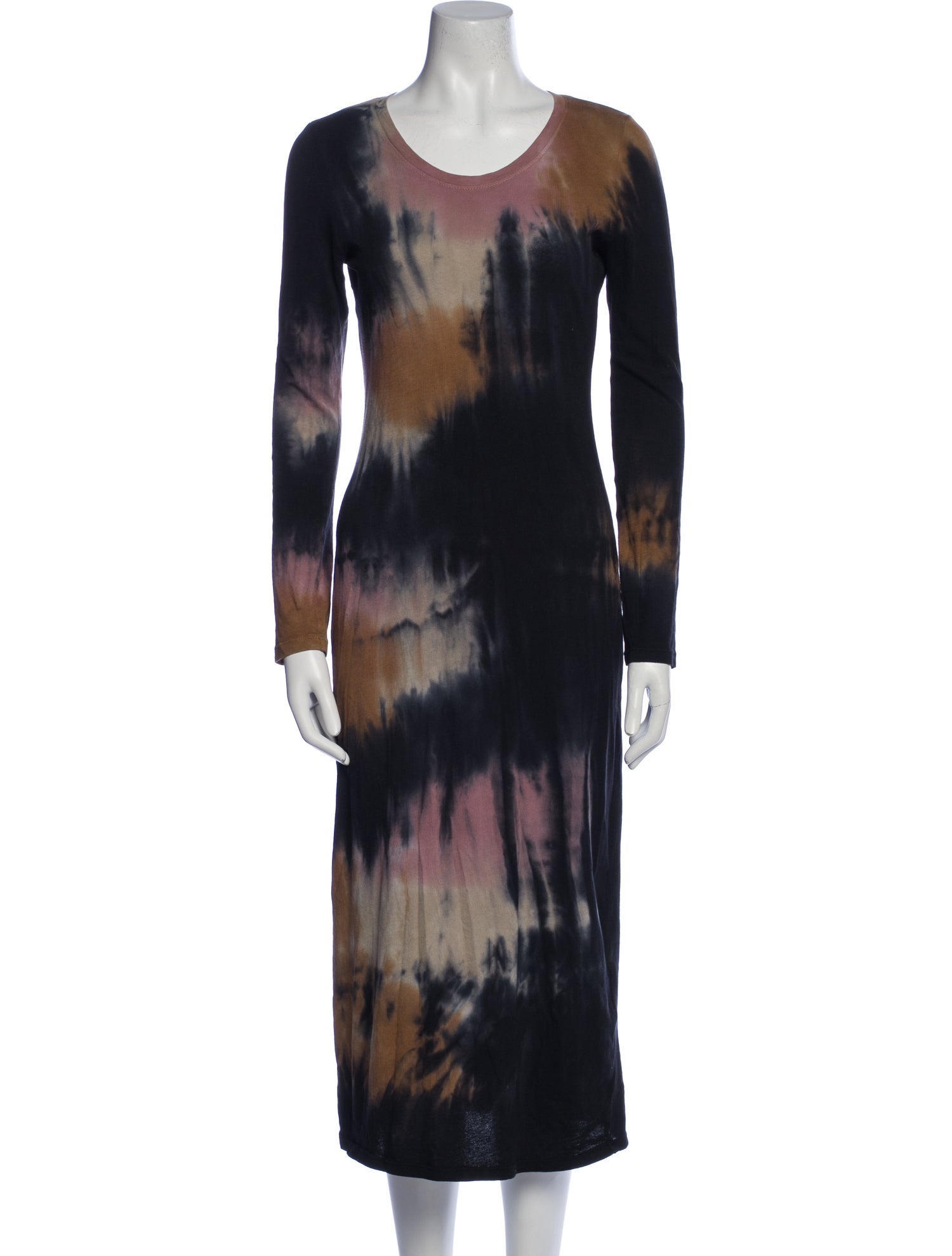 Raquel Allegra Tie-Dye Print Long Dress