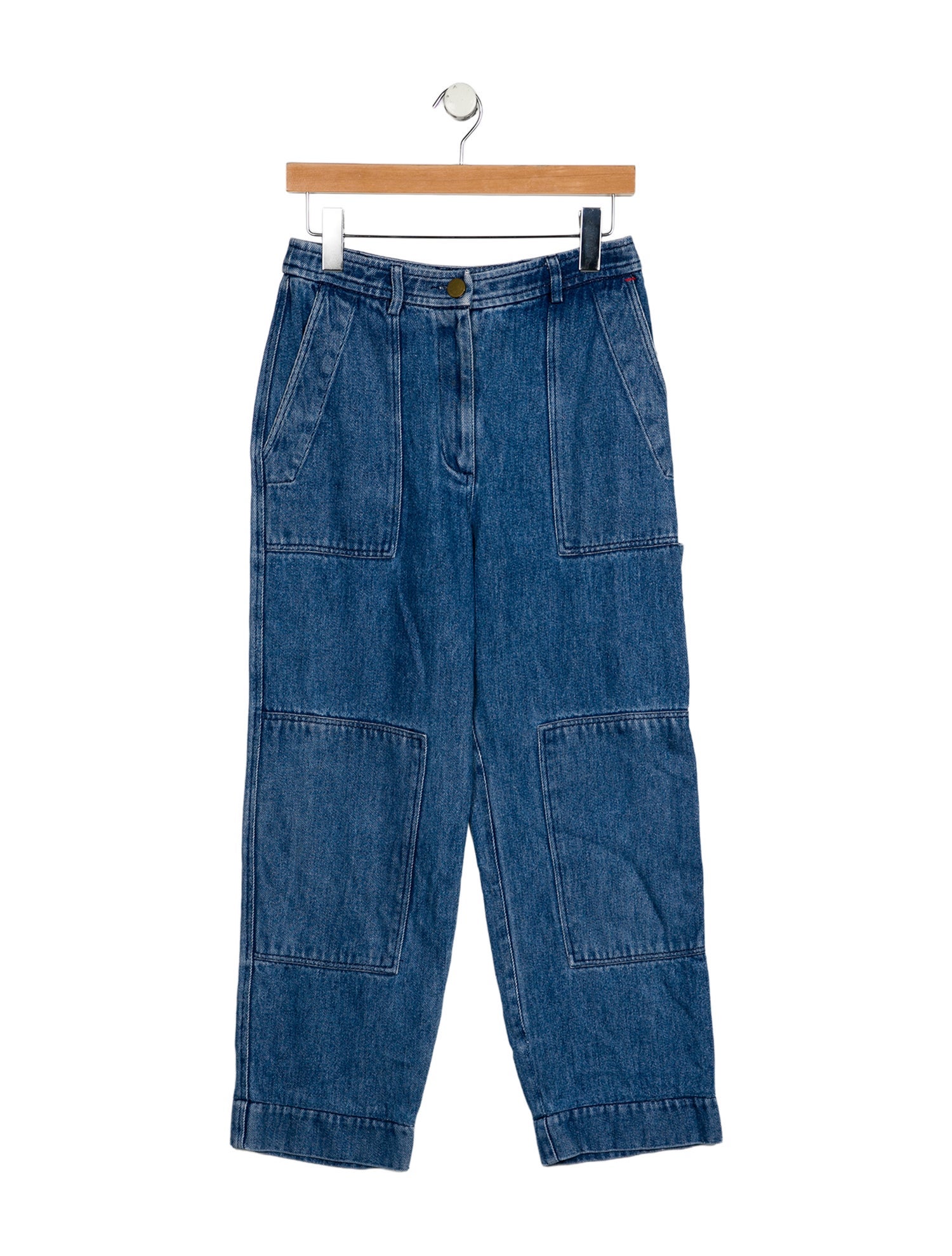 Raquel Allegra High-Rise Straight Leg Jeans