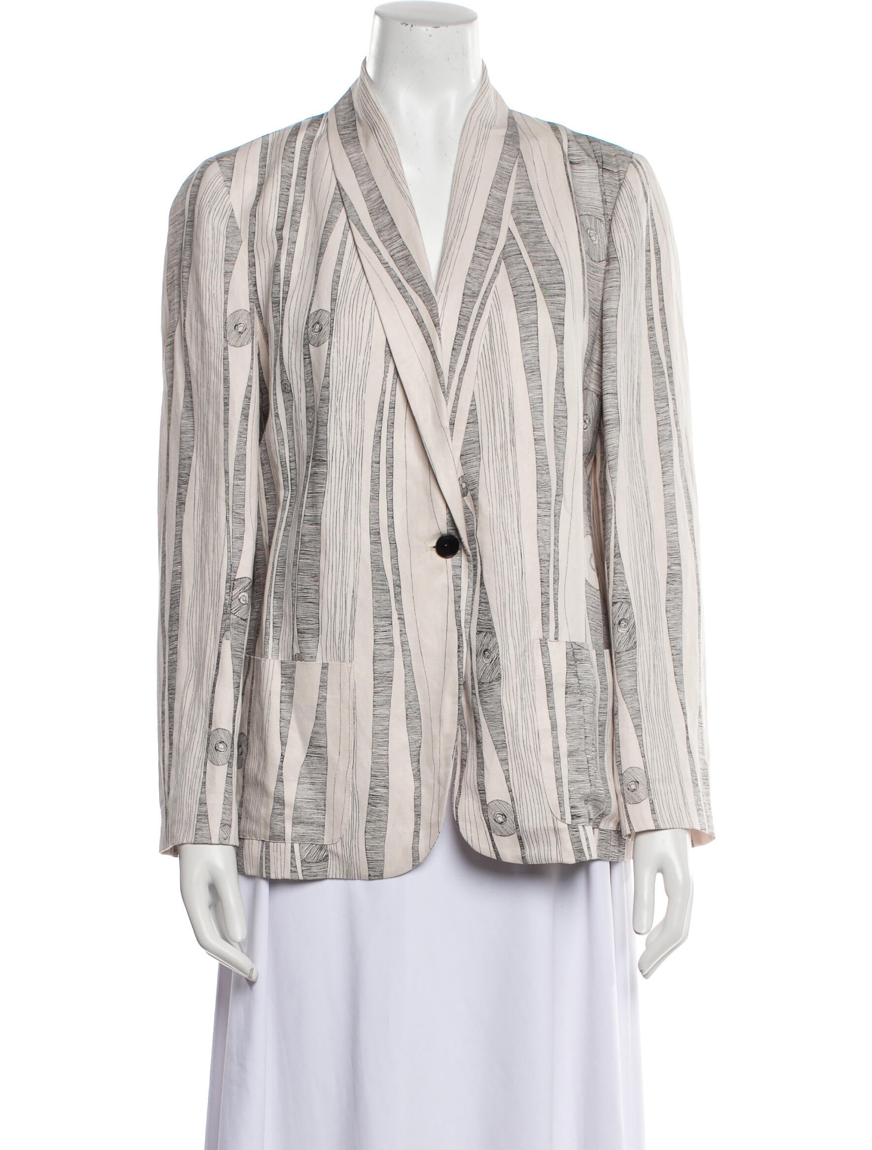 Raquel Allegra Striped Blazer