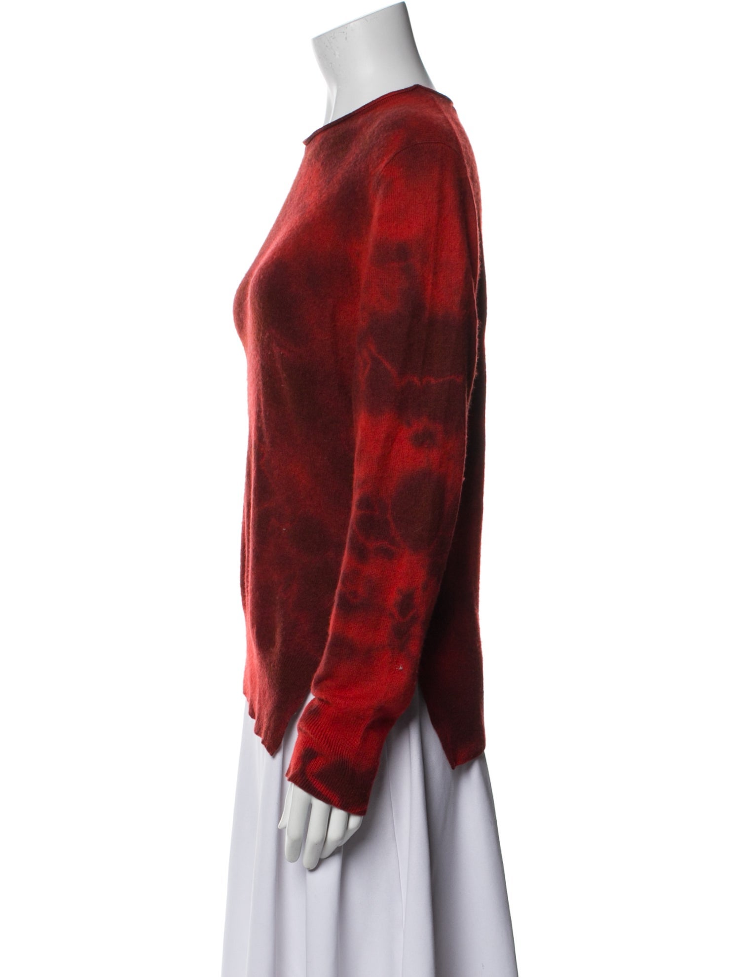 Raquel Allegra Cashmere Printed Sweater