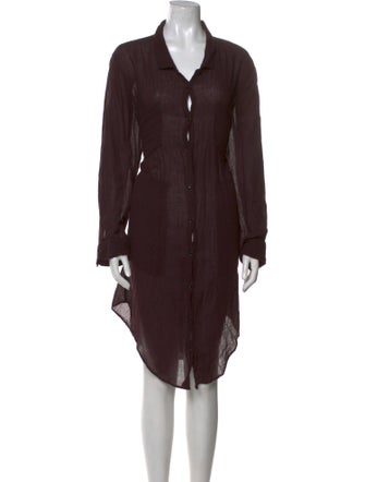 Raquel Allegra V-Neck Midi Length Dress