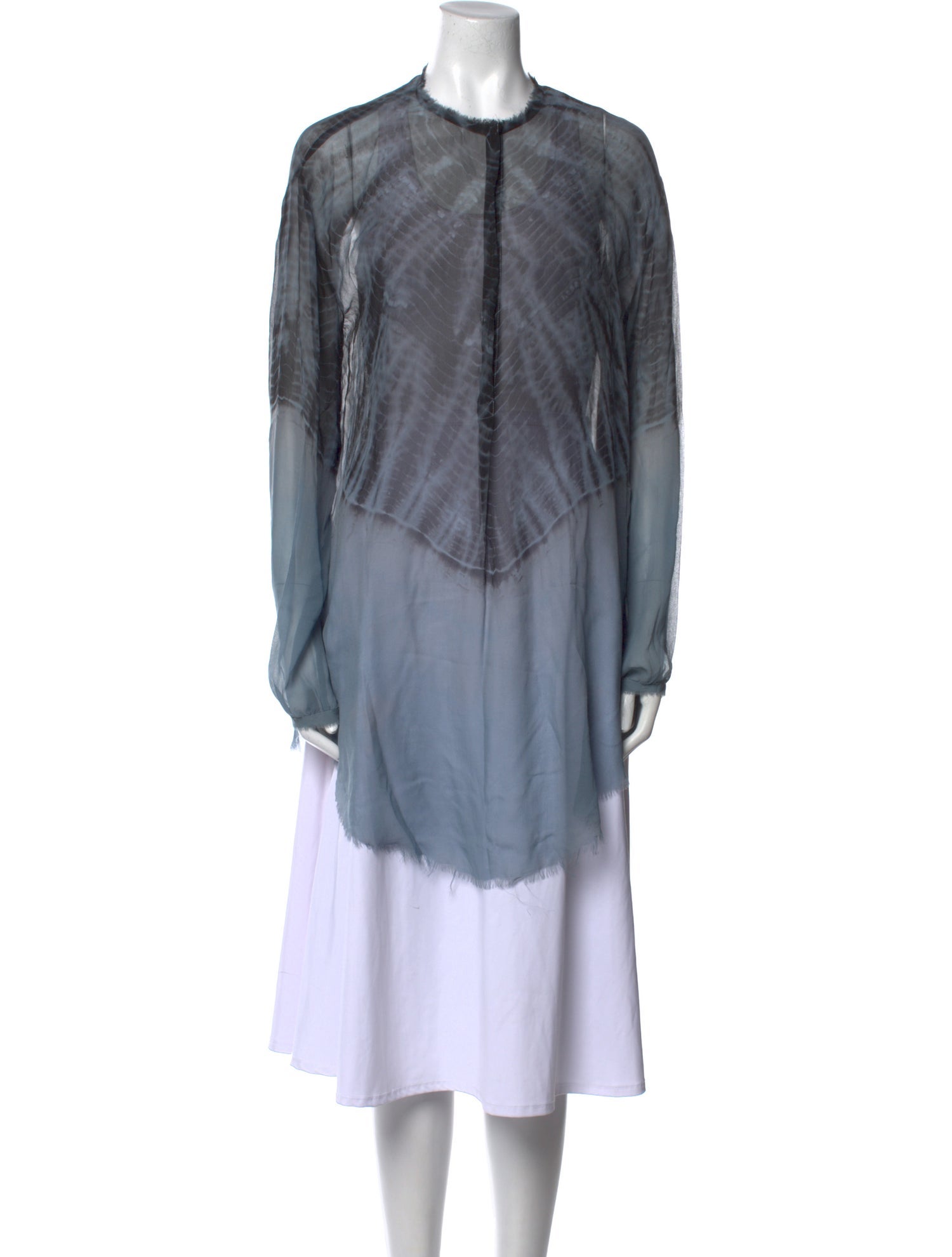 Raquel Allegra Silk Printed Tunic