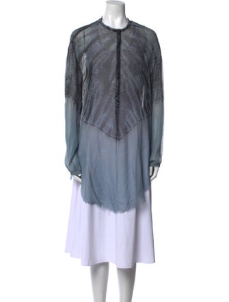 Raquel Allegra Silk Printed Tunic