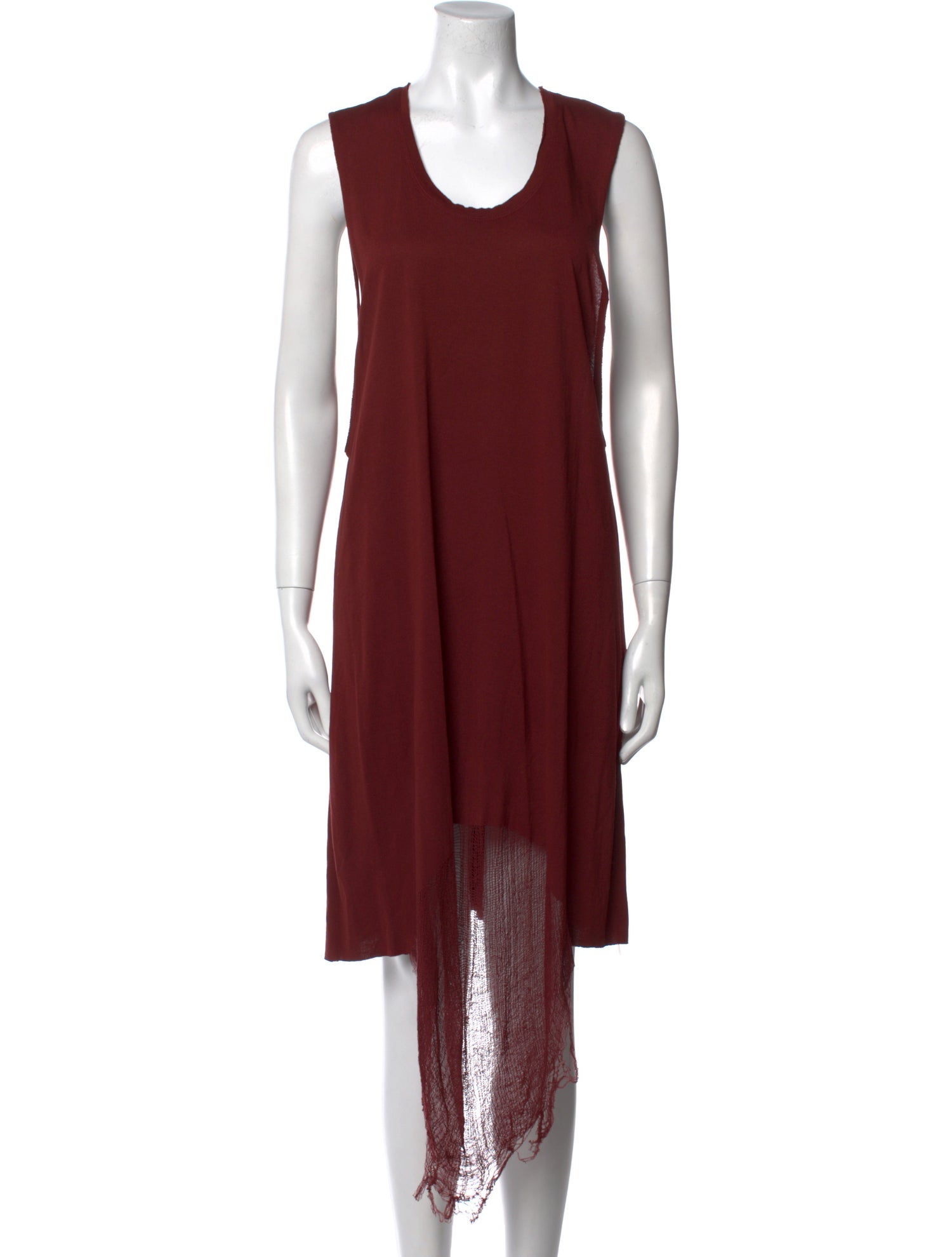 Raquel Allegra Scoop Neck Knee-Length Dress