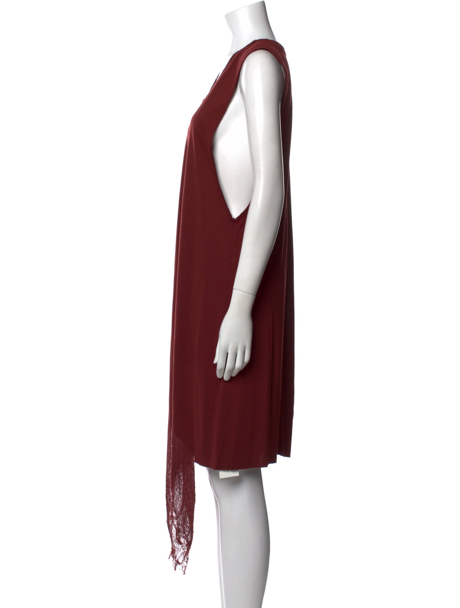 Raquel Allegra Scoop Neck Knee-Length Dress