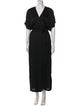Raquel Allegra V-Neck Long Dress