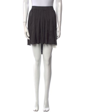Raquel Allegra Ruffle Embellishment Mini Skirt