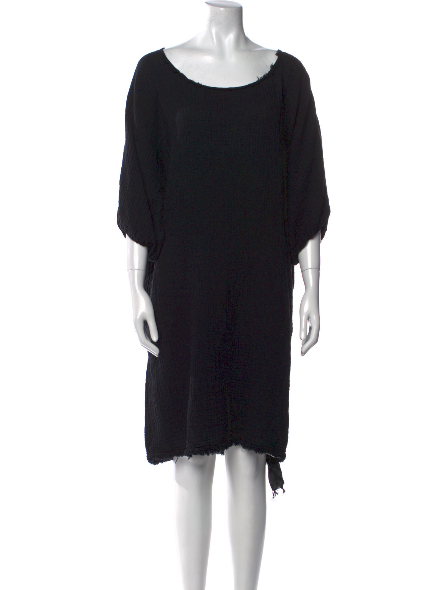 Raquel Allegra Scoop Neck Knee-Length Dress