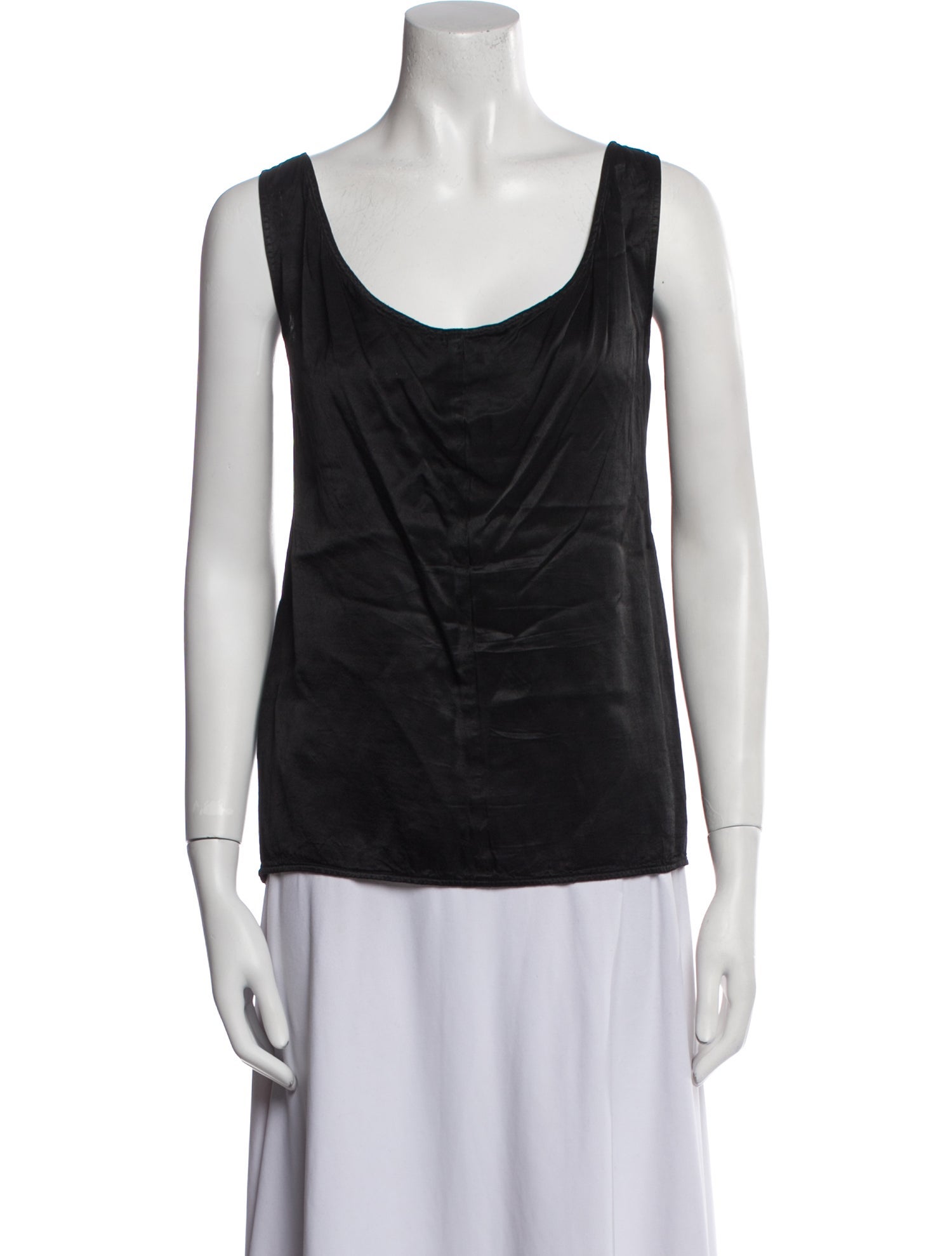 Raquel Allegra Scoop Neck Sleeveless Top