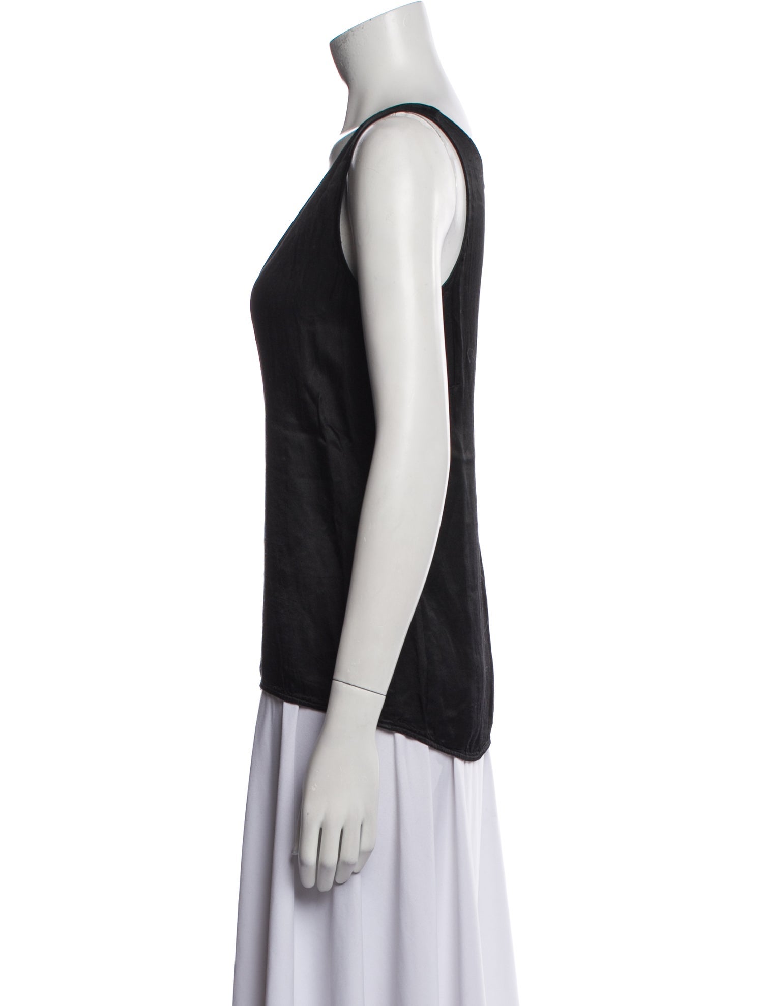 Raquel Allegra Scoop Neck Sleeveless Top