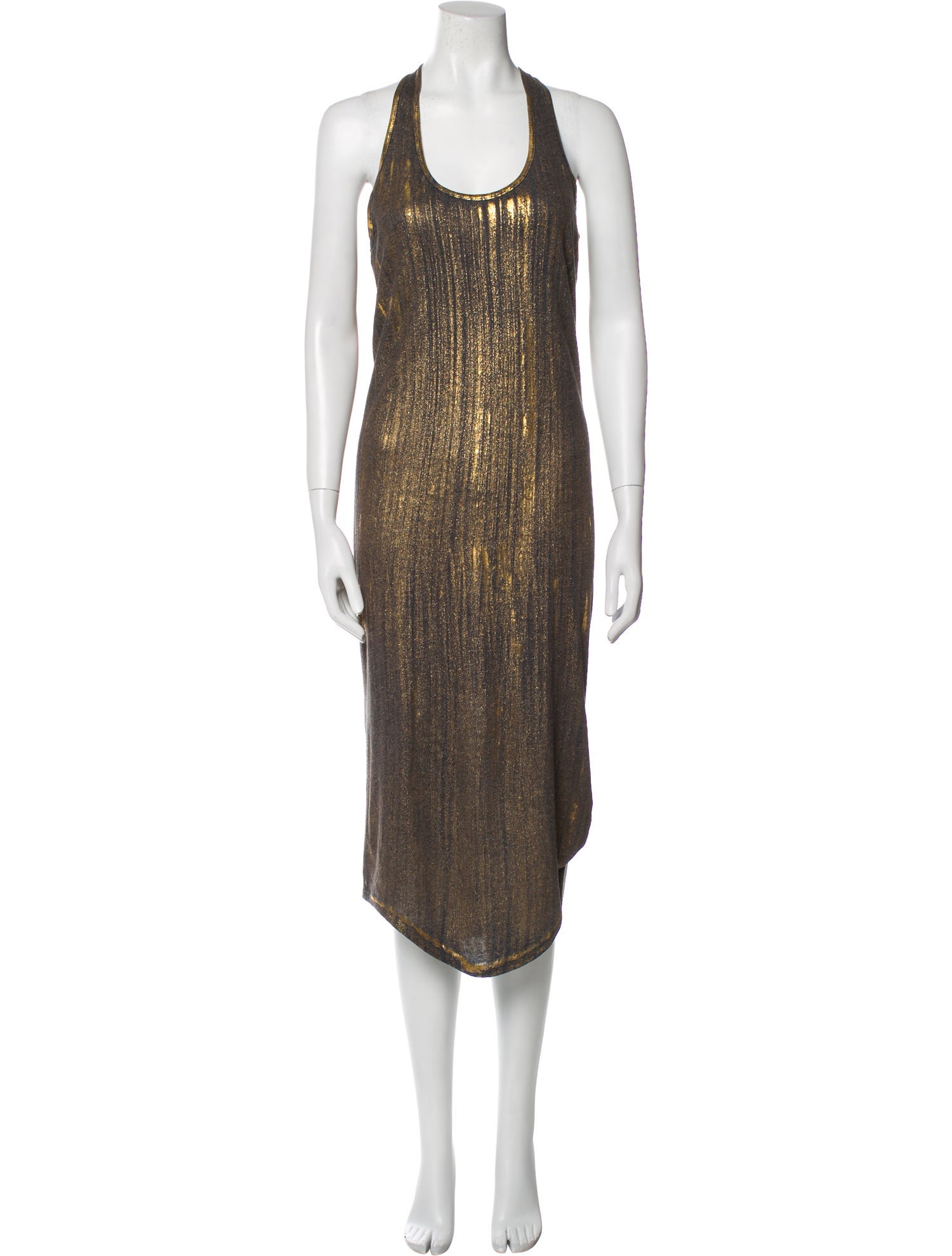 Raquel Allegra Scoop Neck Long Dress w/ Tags