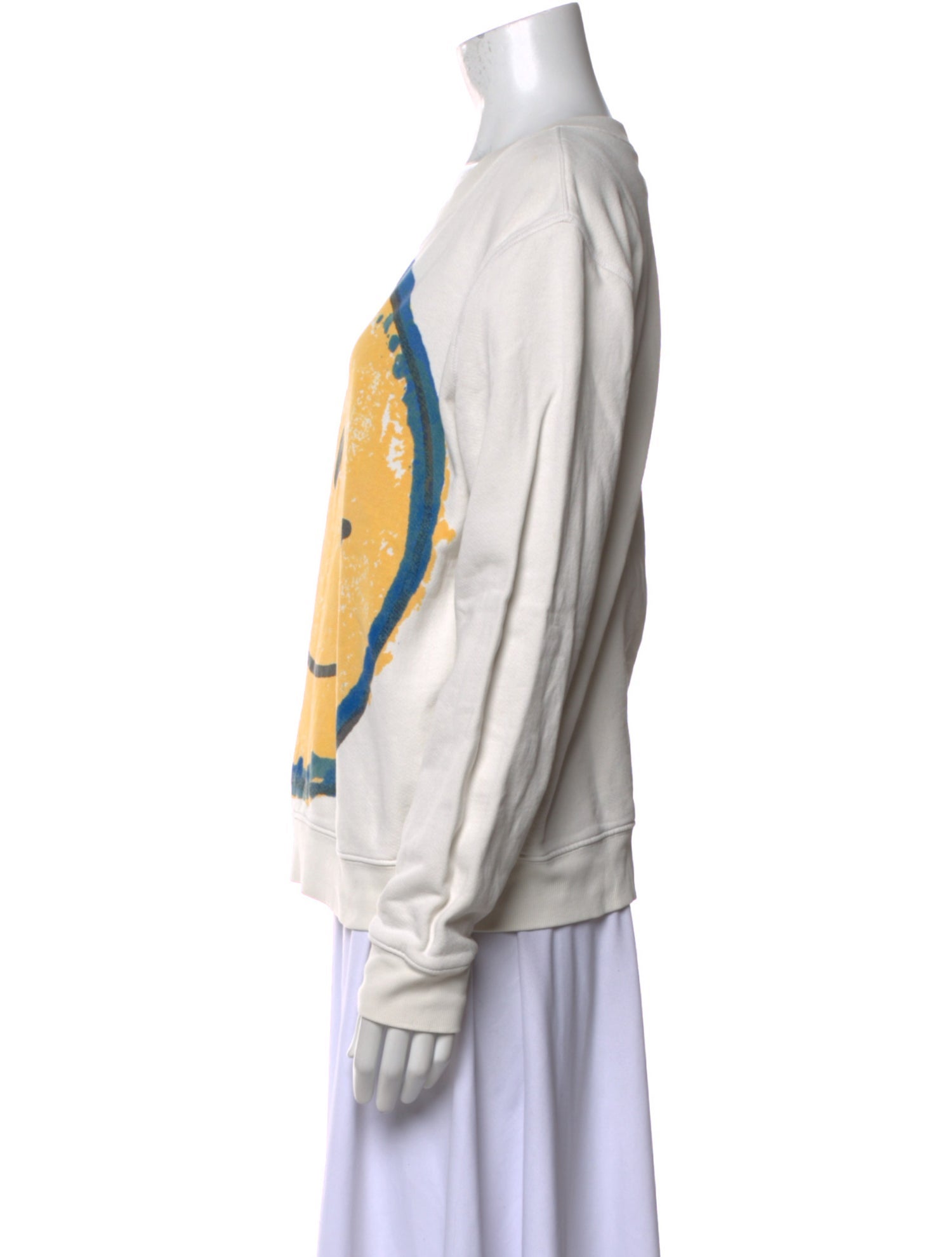 Raquel Allegra Graphic Print Crew Neck Sweatshirt