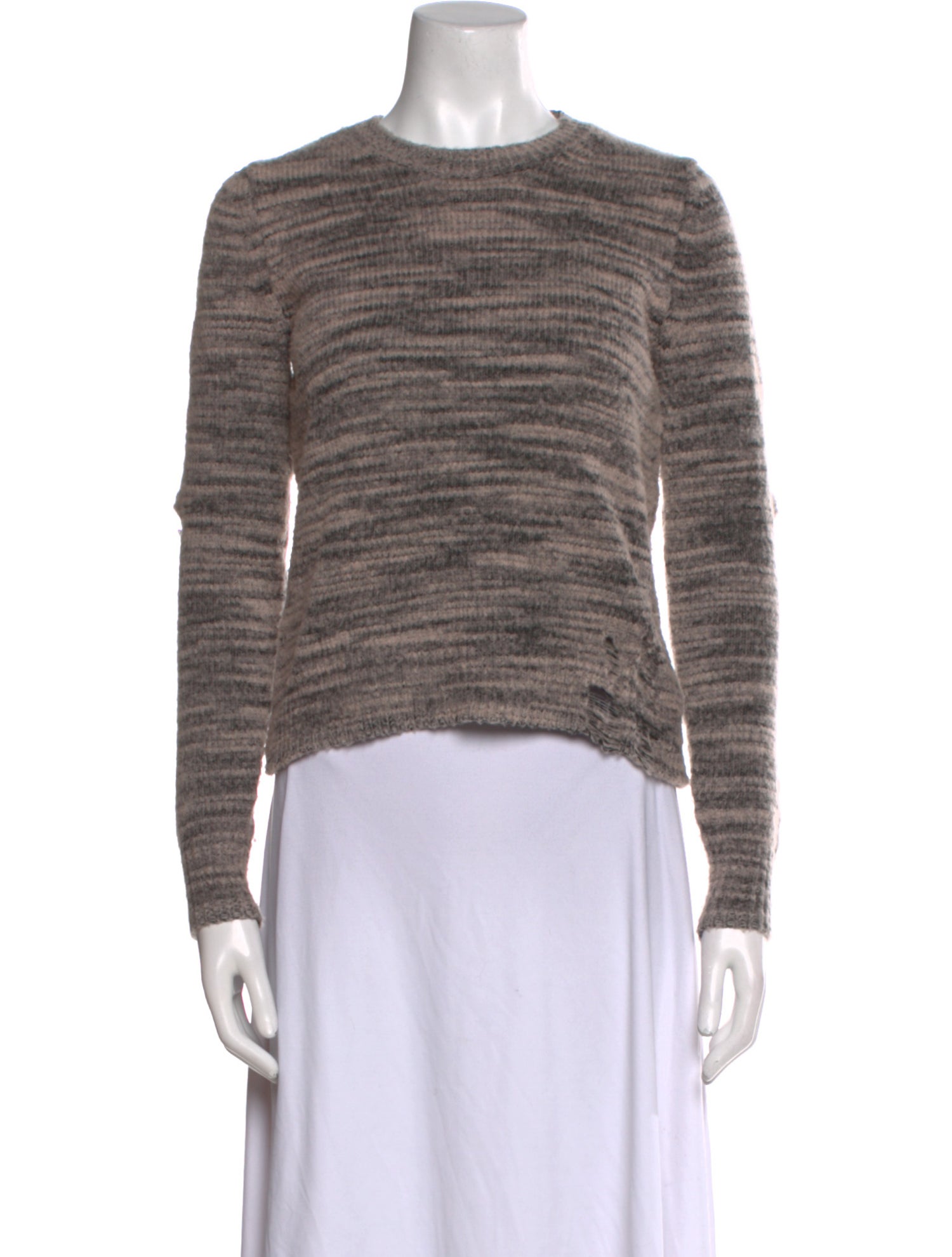 Raquel Allegra Merino Wool Striped Sweater w/ Tags