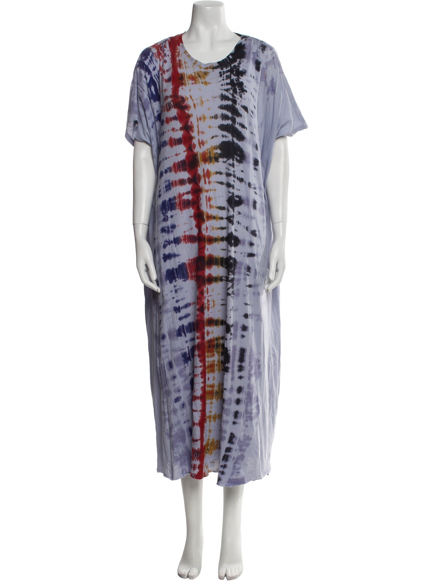 Raquel Allegra Tie-Dye Print Long Dress